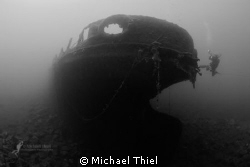 HMS Hellespont in the Mediterranean (Malta). Steamer, bui... by Michael Thiel 